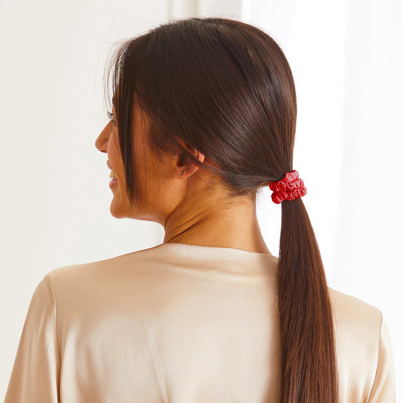 Slim Silk Scrunchie