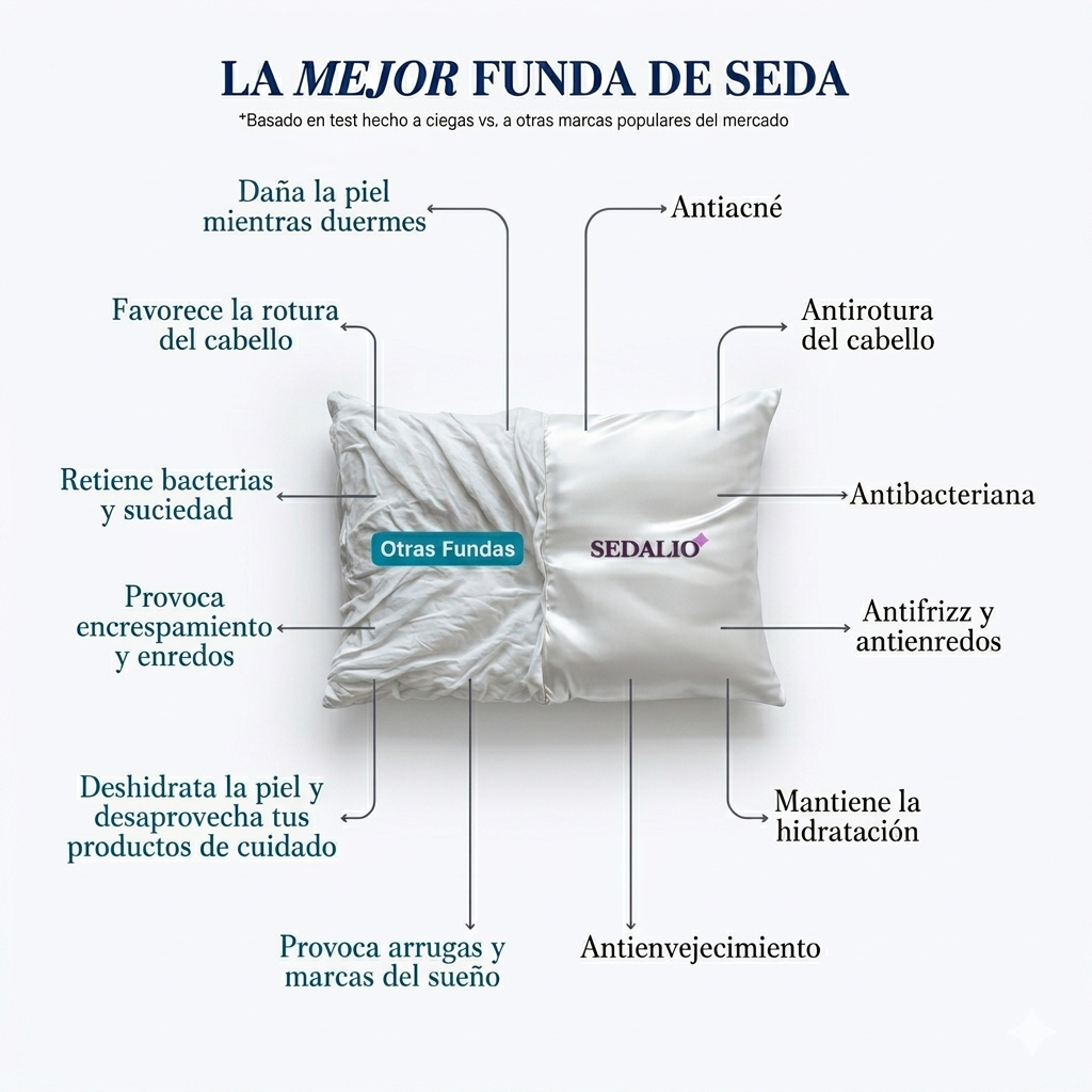 Pack de 4 fundas de seda