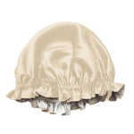 Double-Layer Reversible Silk Bonnet
