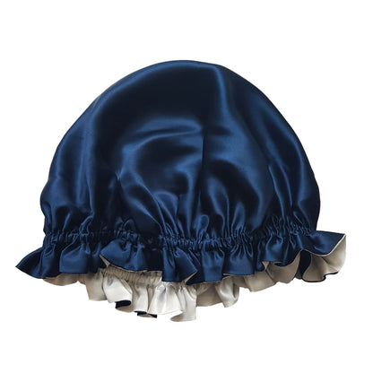 Double-Layer Reversible Silk Bonnet