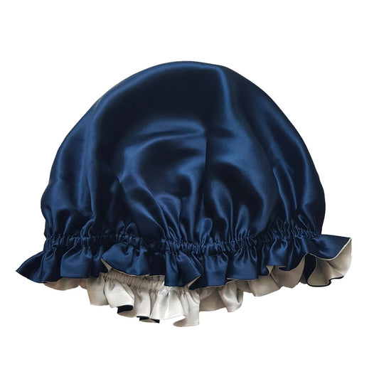 Double-Layer Reversible Silk Bonnet