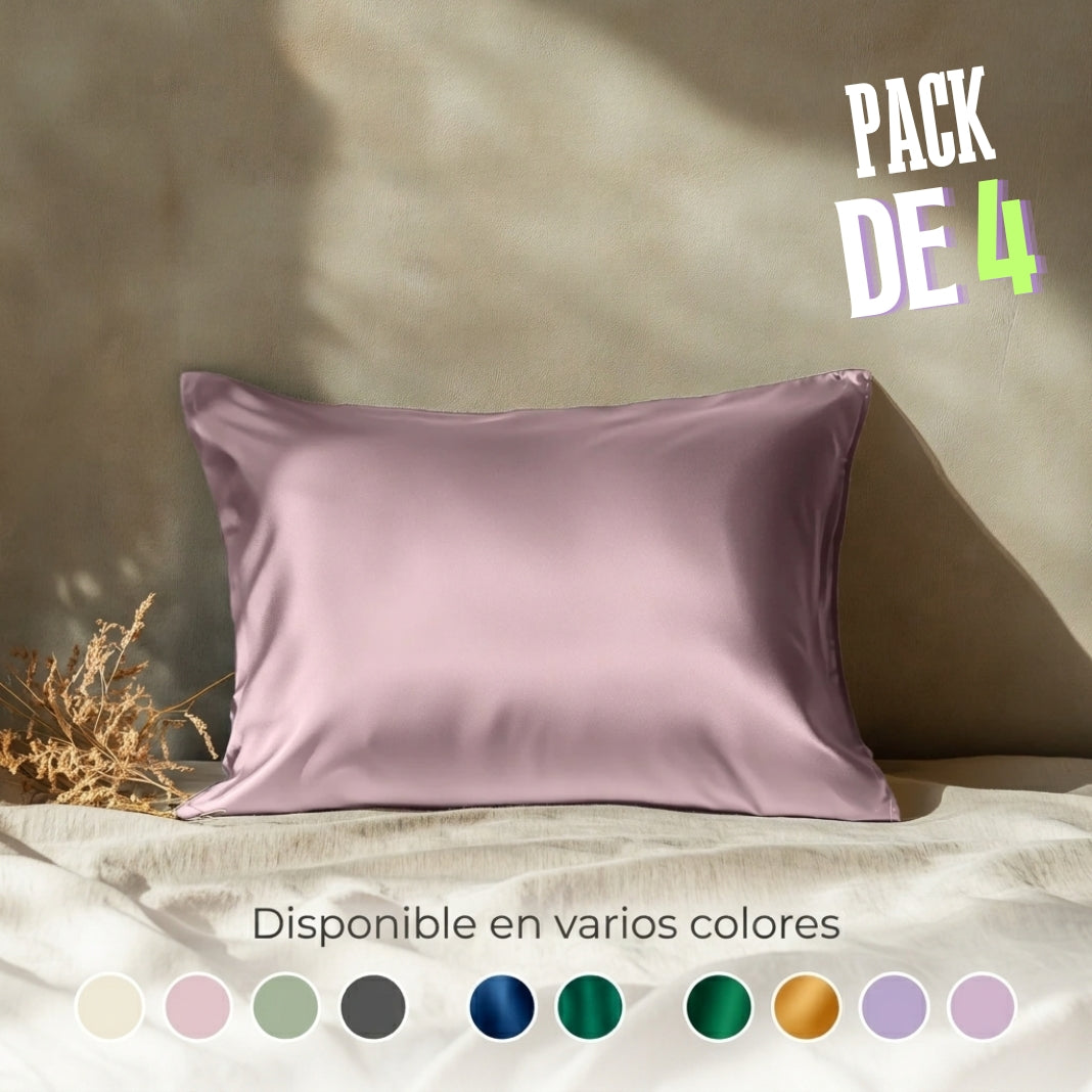 Pack de 4 fundas de seda