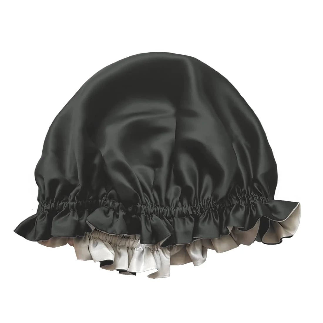 Double-Layer Reversible Silk Bonnet