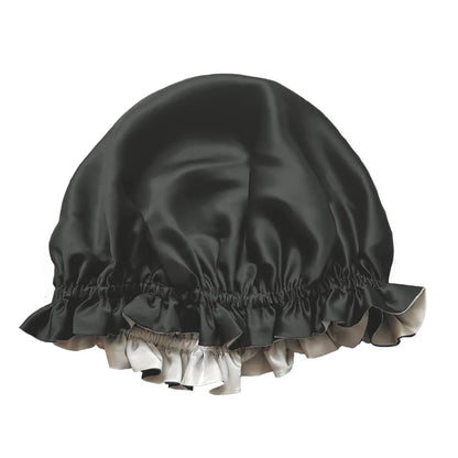 Double-Layer Reversible Silk Bonnet