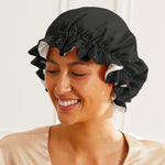 Double-Layer Reversible Silk Bonnet