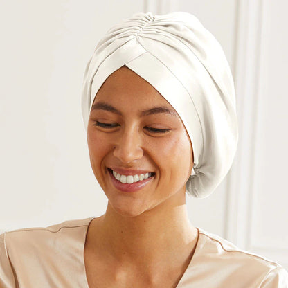 Silk Turban Sleep Bonnet
