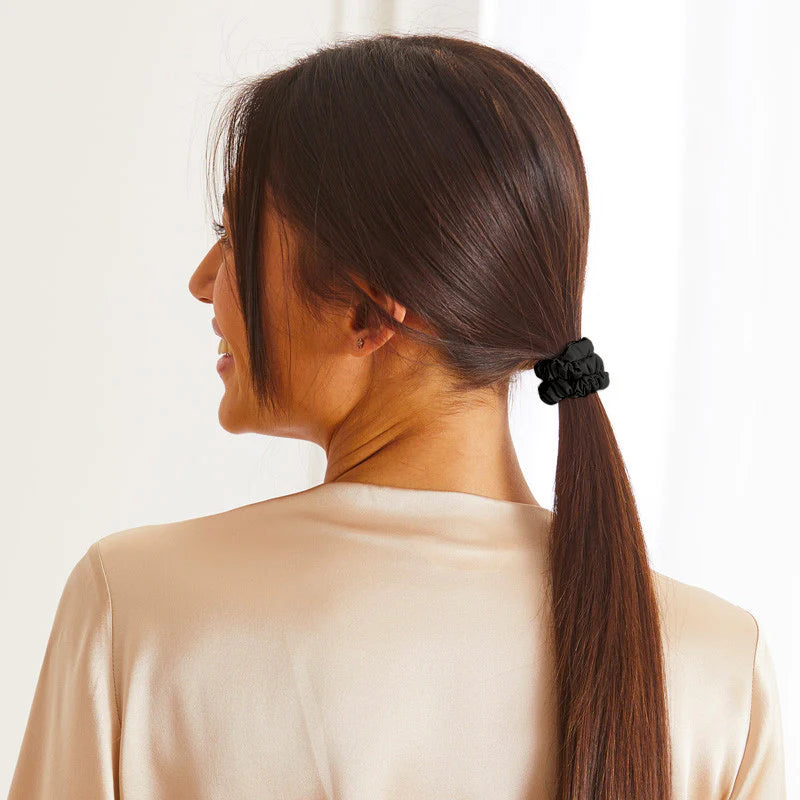 Slim Silk Scrunchie