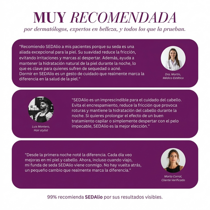 Pack de 4 fundas de seda