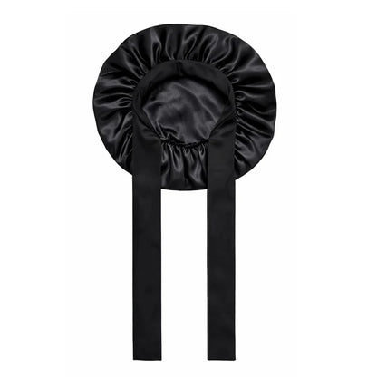 Adjustable silk sleep cap