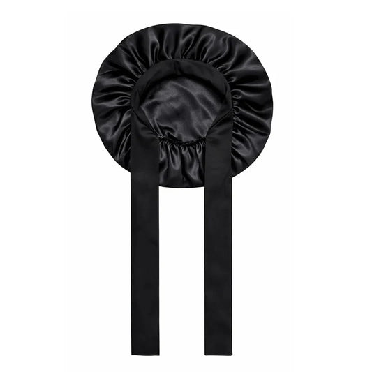 Adjustable silk sleep cap